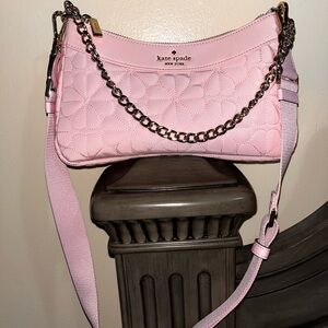Kate Spade Light Pink Quilted Shoulder Bag